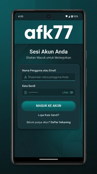Masuk ke akun afk77 dengan mudah dan cepat