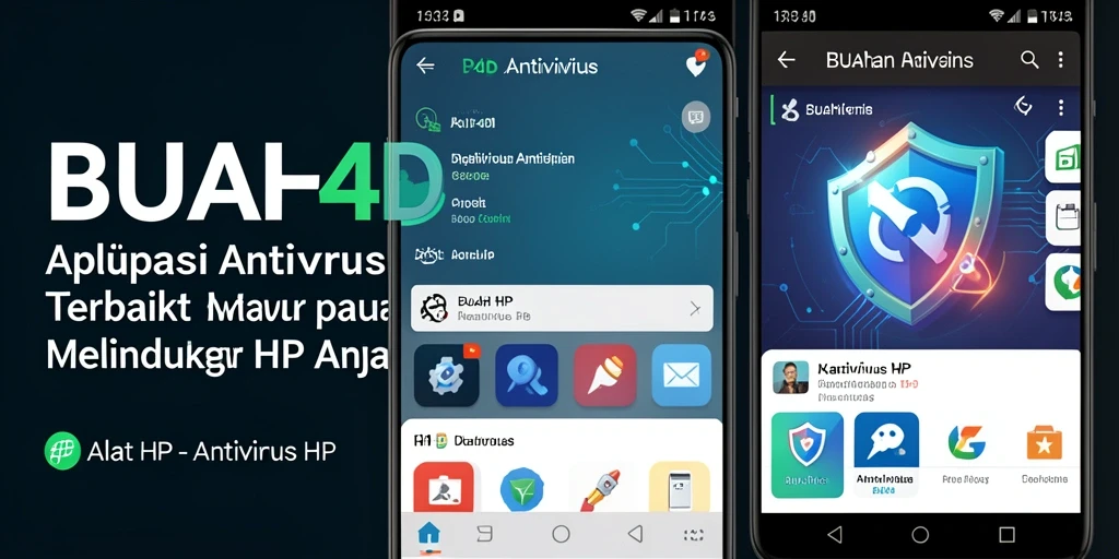 Tampilan antarmuka BUAH4D yang sederhana dan fungsional untuk perlindungan HP.